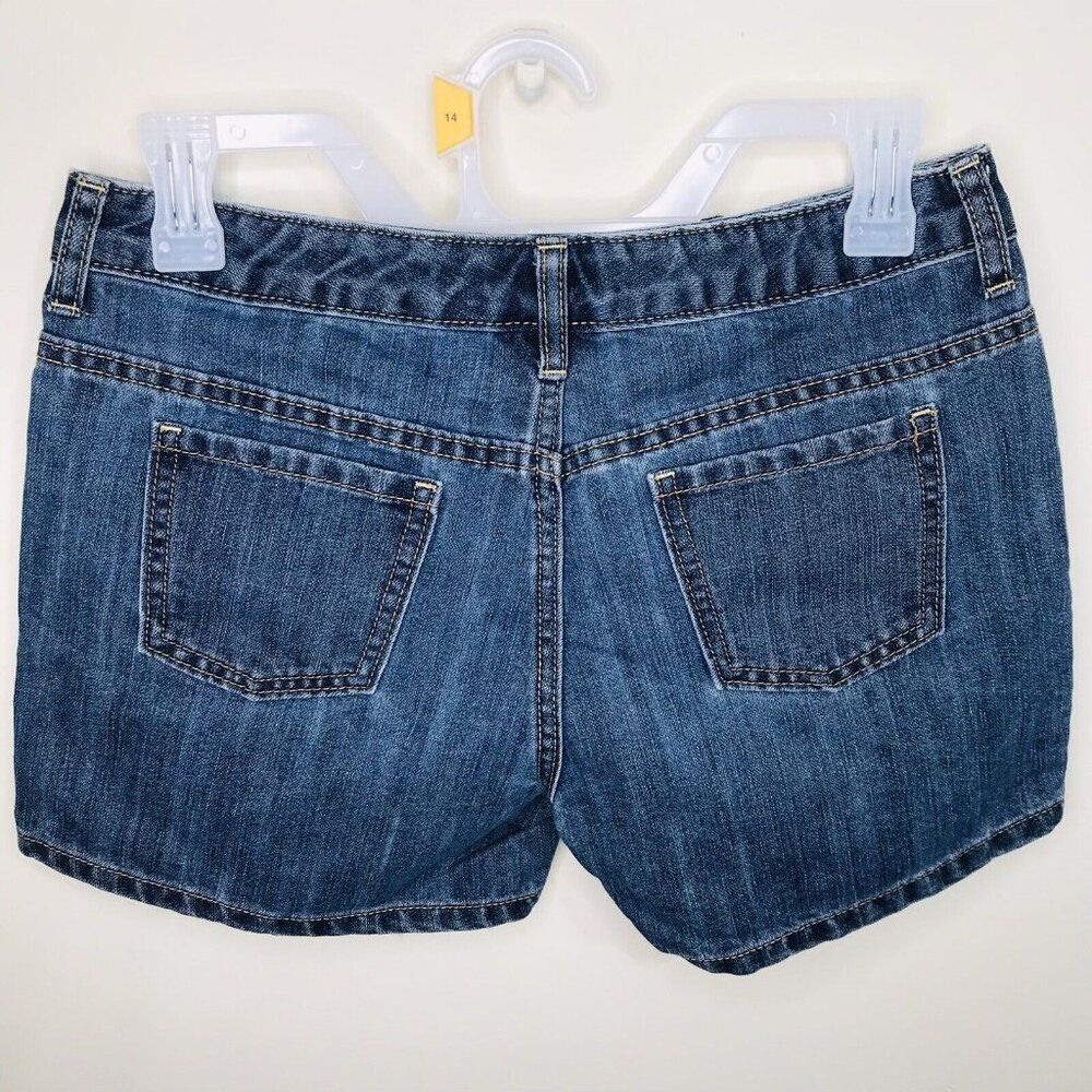 OLD NAVY JEAN SIZE 16 WOMAN BLUE SHORTS COTTON BLEND